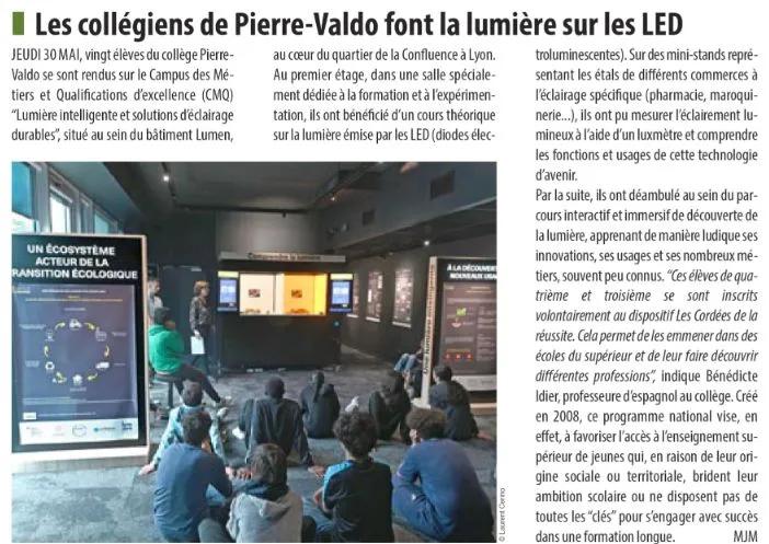 On parle du Campus à Vaulx-en-Velin !